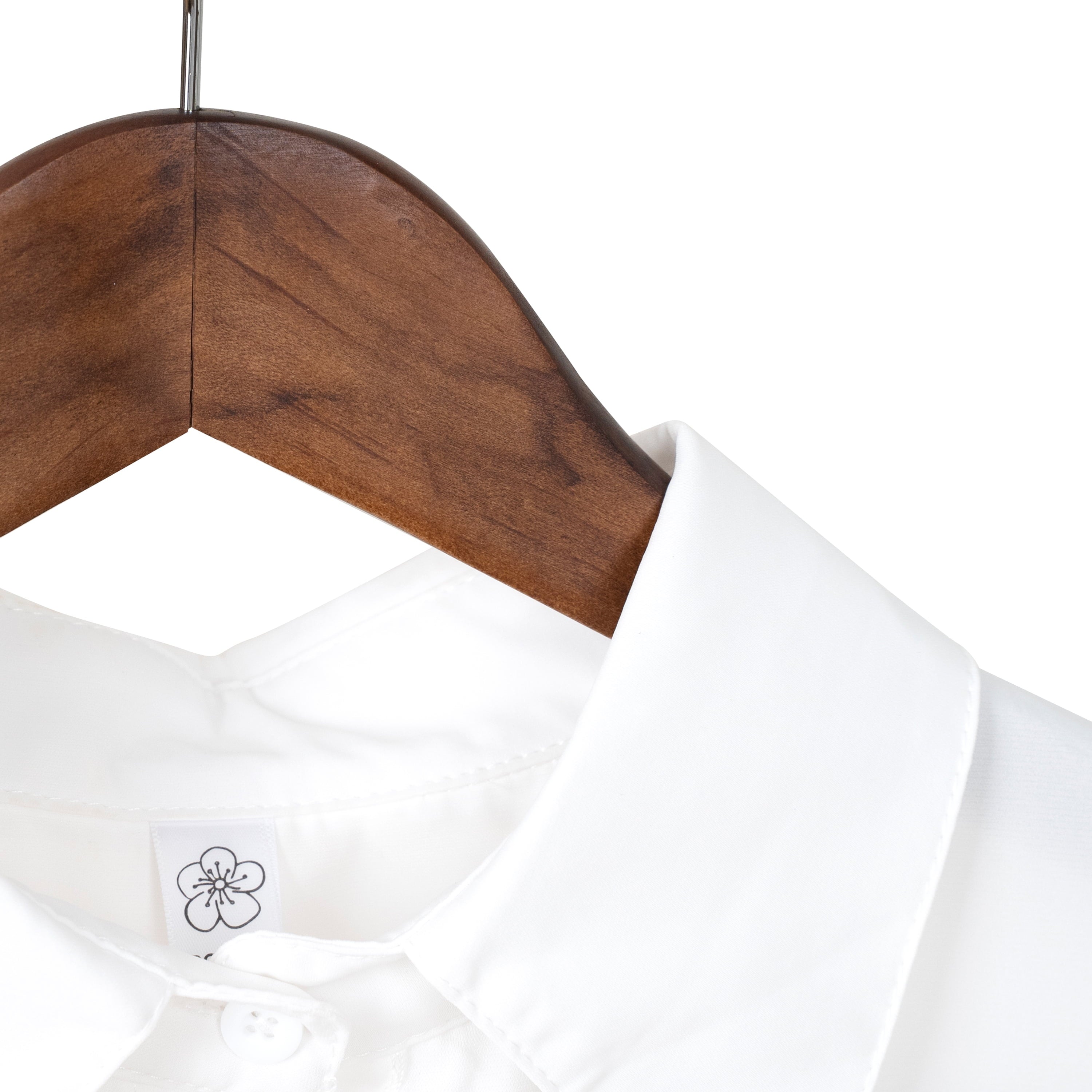 (5 pack)  Wood Suit Hangers for Adult, 5 Pack, Walnut Finish