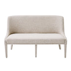  Windsor Upholstered Dining Bench, Wheat