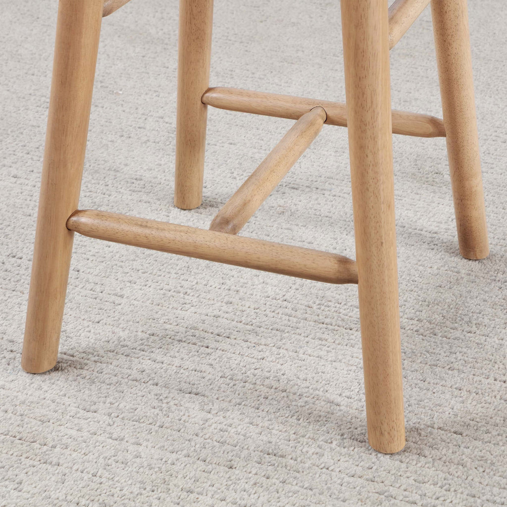  Springwood Barstool Set of 2, Light Honey Finish, Counter Height