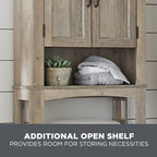  Over the Toilet Bathroom Storage Cabinet, Rustic Gray