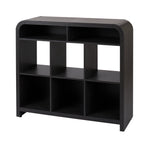  Juliet 6 Cube Storage Organizer, Black Finish