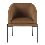 Better Home and Garden Wyatt velvet Dining Chair 2pk, Vesper Tobacco
