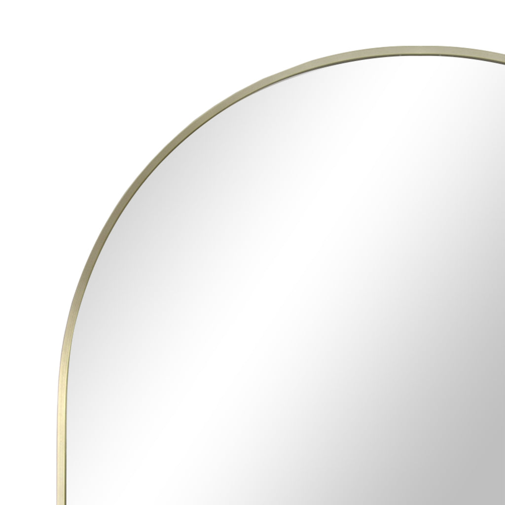  24x34 Gold Arched Large Wall Mirror for Bathroom or Living Room