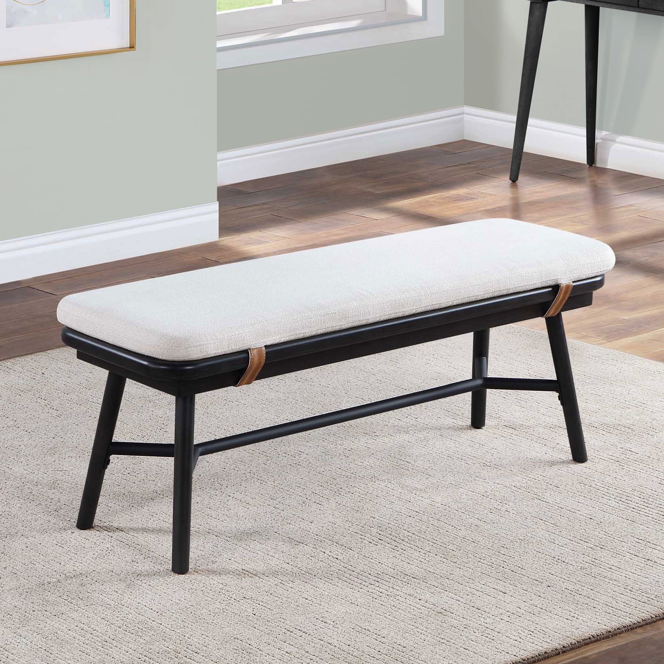 Springwood Dining Bench, Charcoal Finish