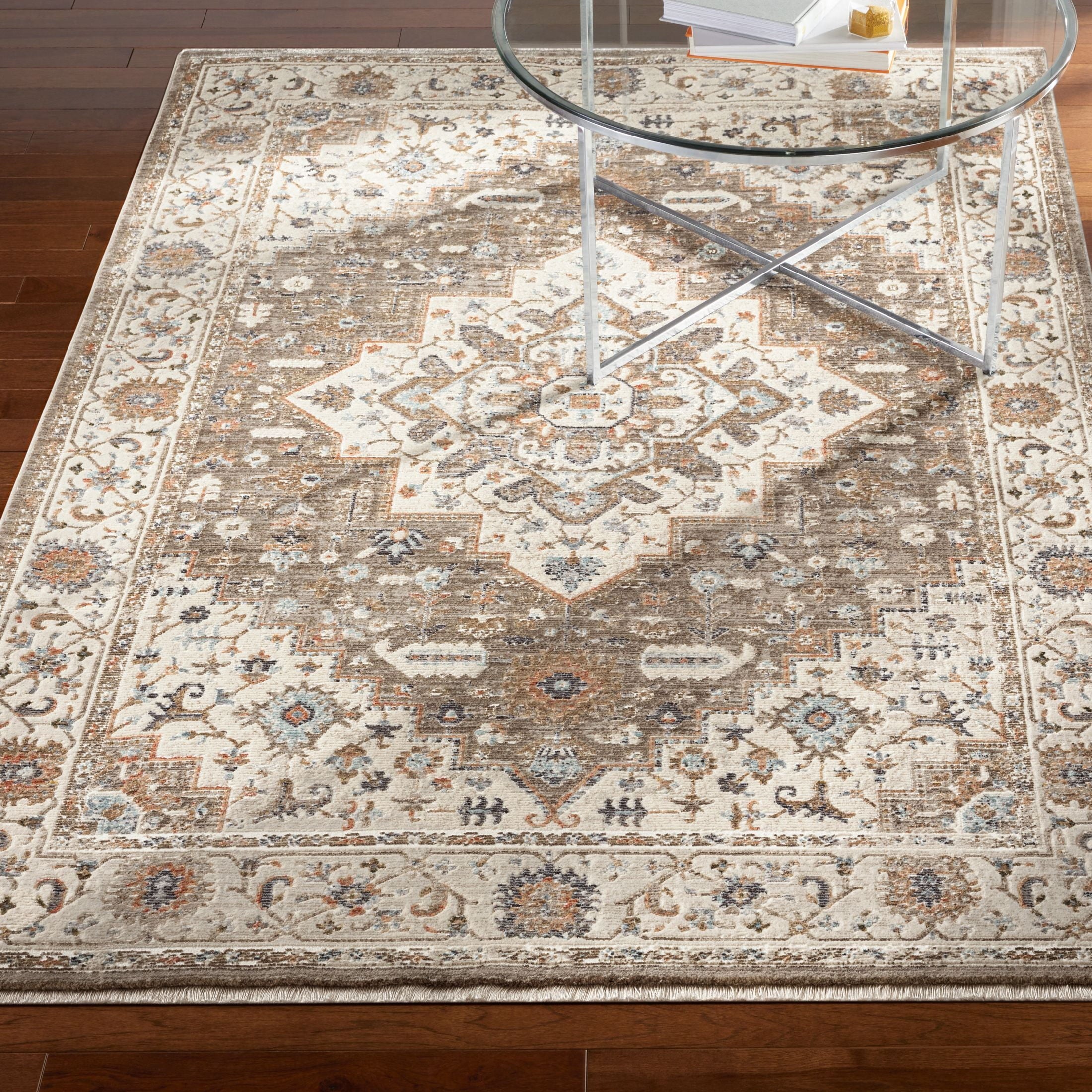  Medallion Indoor Area Rug, Multicolor, 5'x7'2"