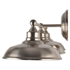  28.5" Farmhouse-Style 3-Head Vanity Light , Satin Nickel Finish, E26 Socketed