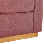  Lillian Accent Swivel Chair, Rose Boucle