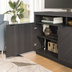 Herringbone TV Stand for TVs up to 55�, Gray