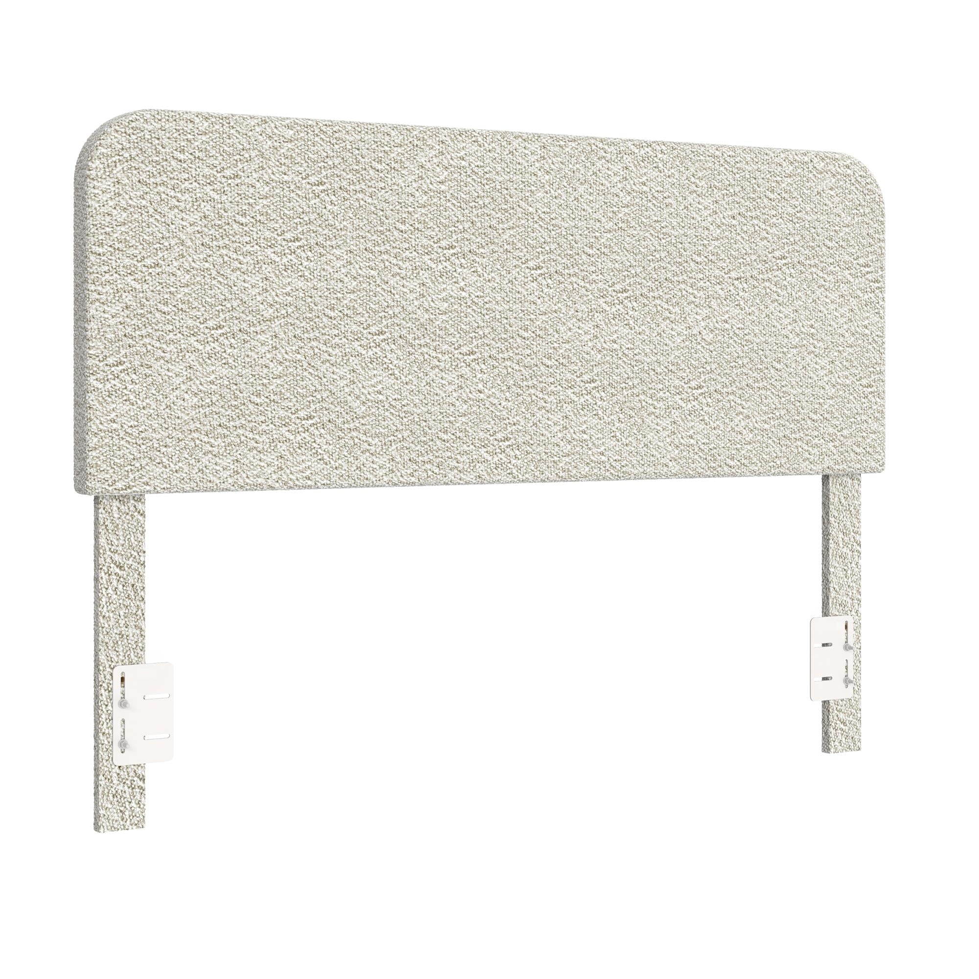  Juliet Full/Queen Boucle Headboard, Ivory