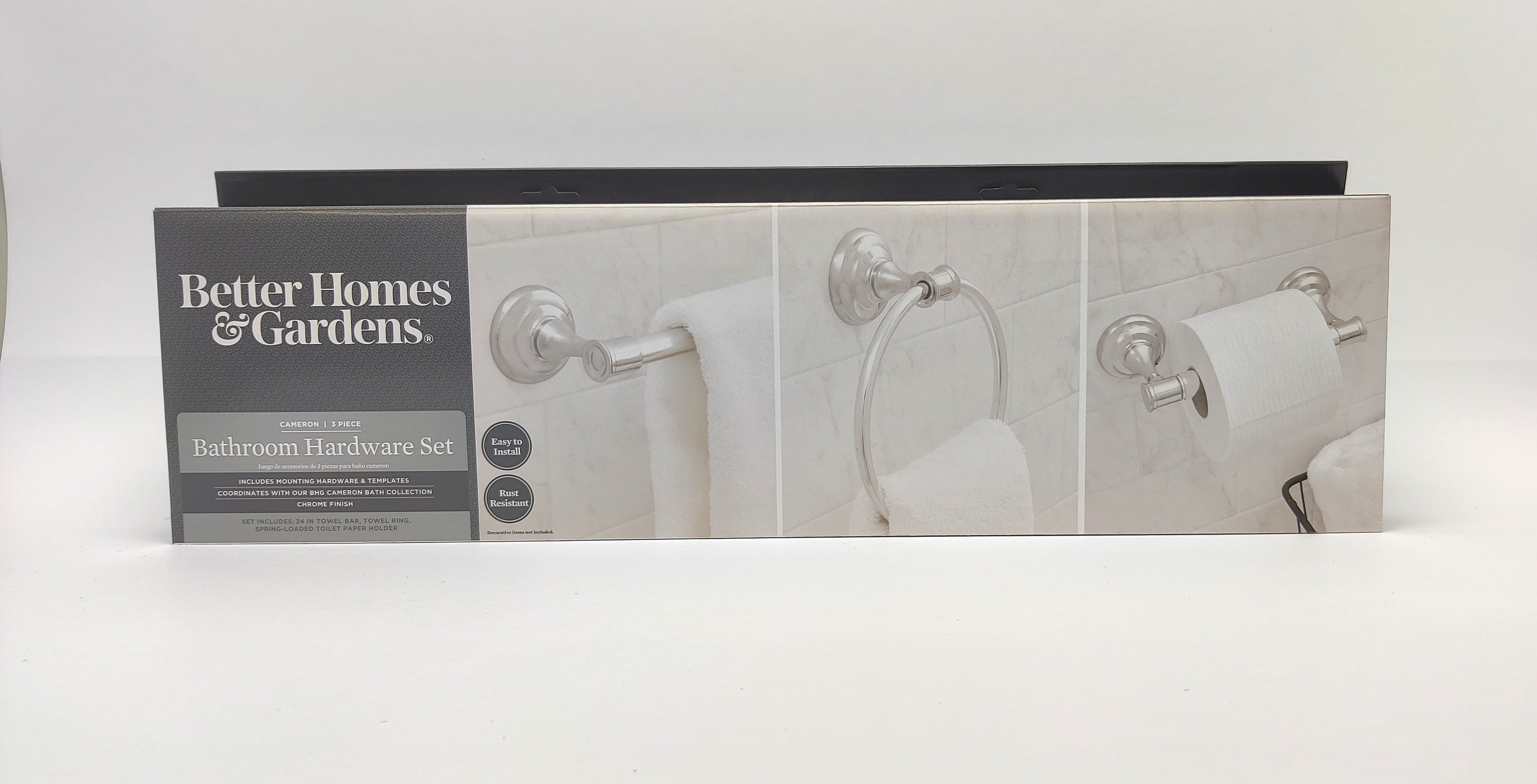  Cameron 3-Piece Bath Accessory Kit, Chrome