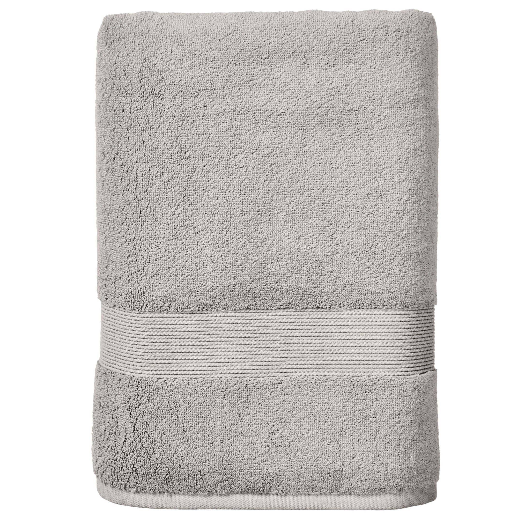  Signature Soft Solid 6 Piece Towel Set,Soft Silver