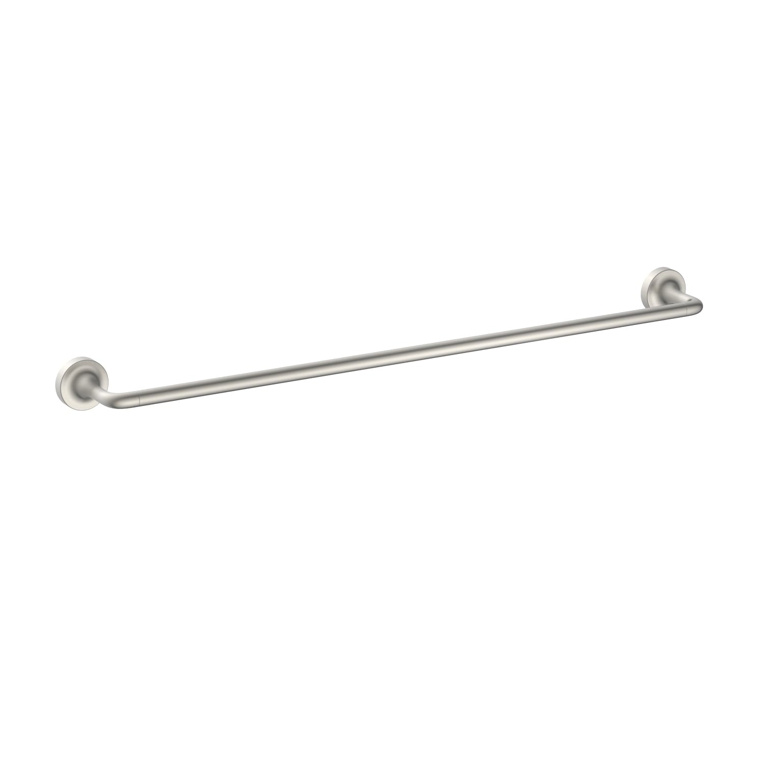  Clean Modern 3-Piece Bathroom Hardware Set, Satin Nickel � Towel Bar, Robe Hook & Toilet Paper Holder