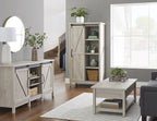 Modern Farmhouse TV Stand for TVs up to 70", Rustic White Finish