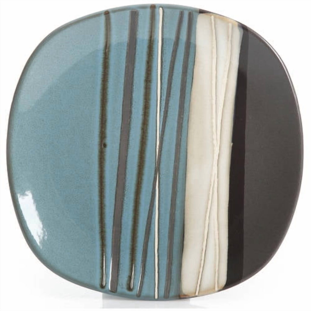  Bazaar Dinnerware, Teal, Set Of 16