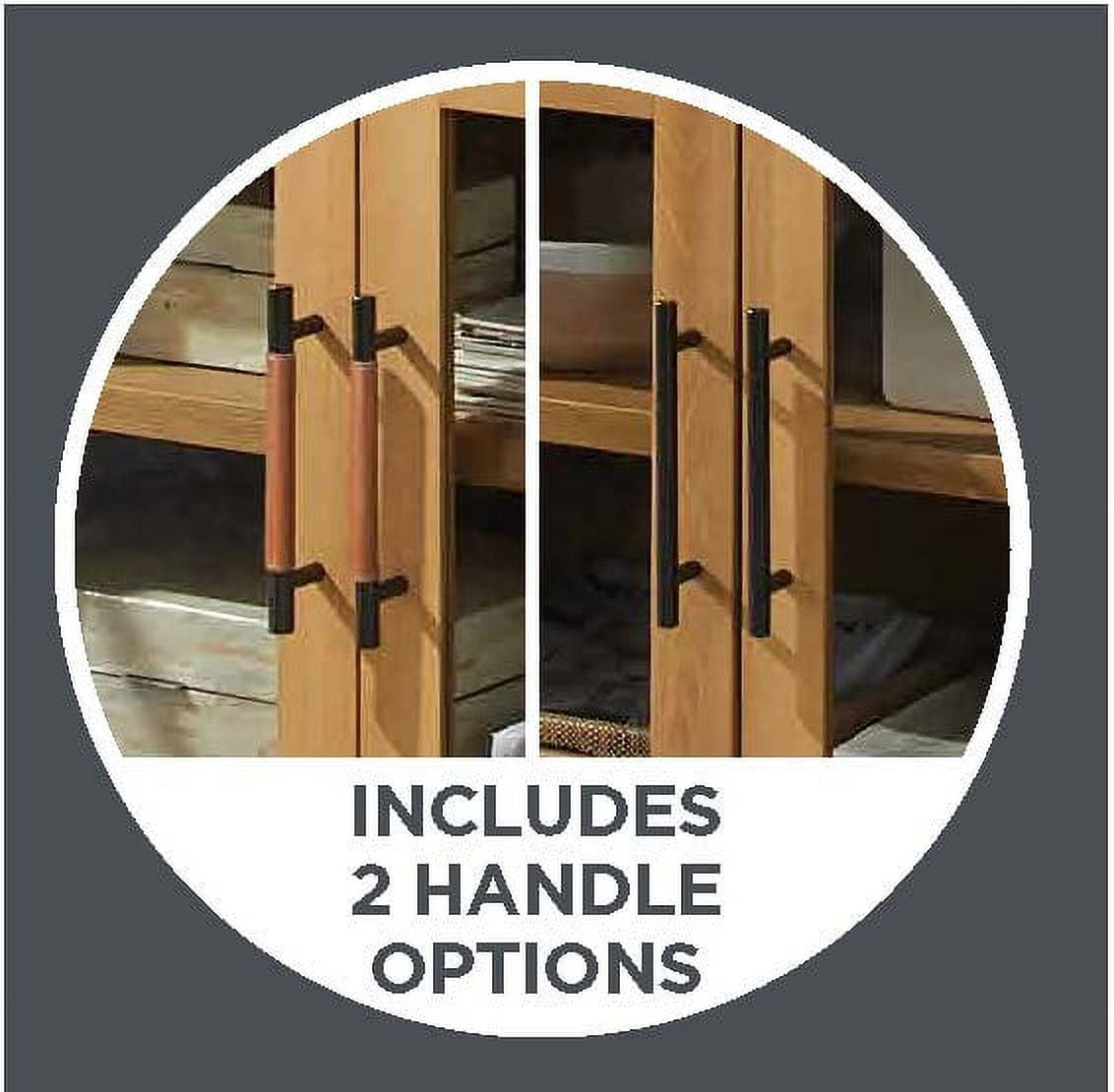  Reading Refined Farmhouse TV Stand for TVs up to 65", Walnut Finish