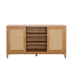  Springwood Cane TV Stand for TV's up to 65", Light Honey Finish