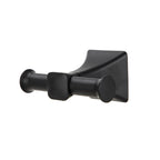  Steel Wall Mount 5PC Bath Hardware and Towel Holder Set Matte Black, Horizontal Orientation