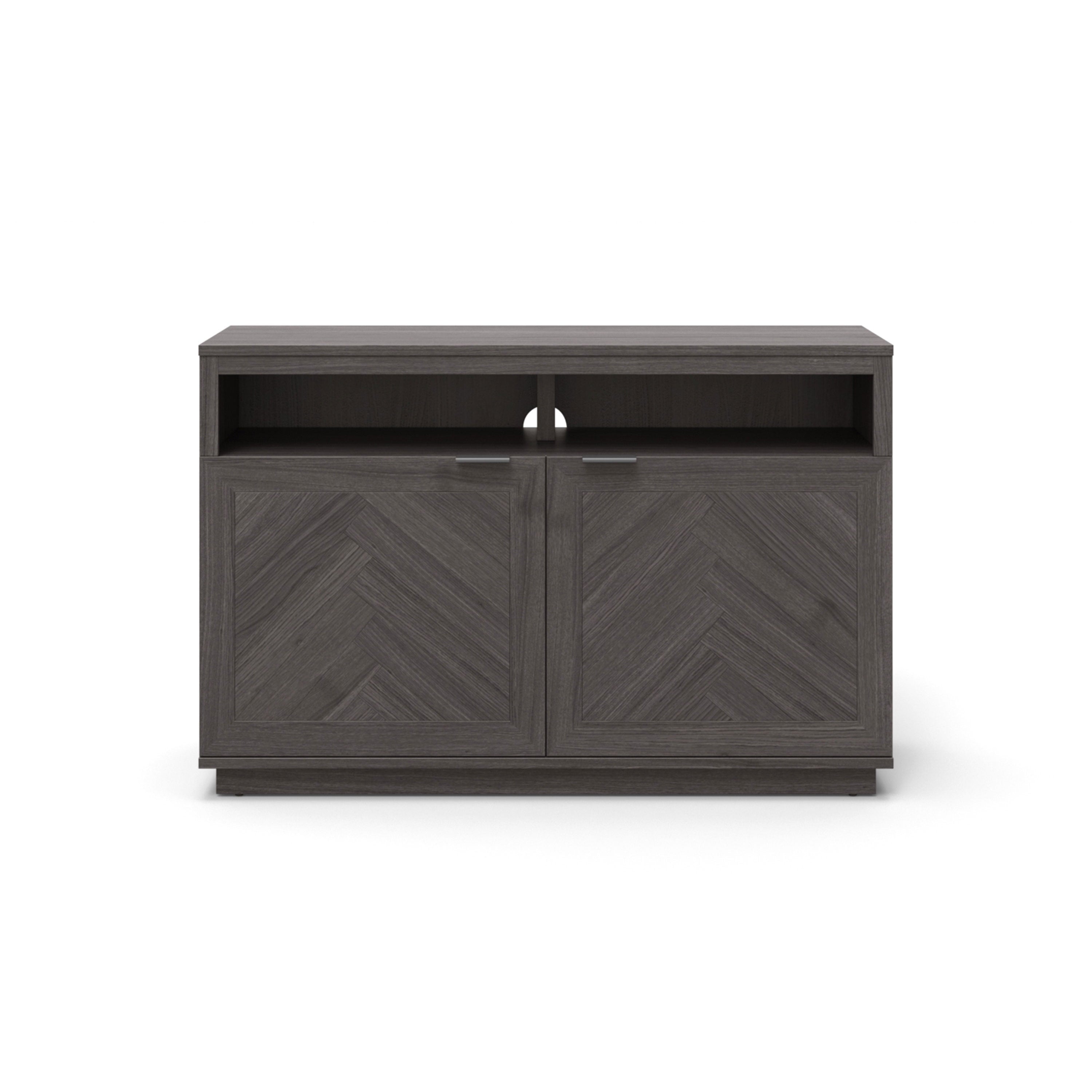  Herringbone TV Stand for TVs up to 55�, Gray