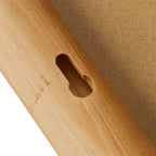  Craftsman Solid Wood Wall Mirror, 21.5 x 30 Inch, Natural Finish