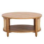 Springwood Caning Coffee Table, Light Honey Finish