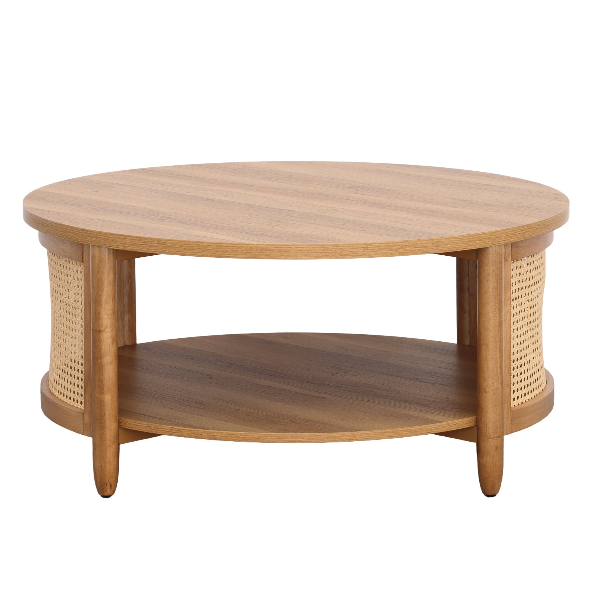  Springwood Caning Coffee Table, Light Honey Finish
