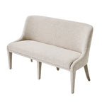  Windsor Upholstered Dining Bench, Wheat