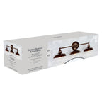  28.5" Farmhouse Triple Wall Scones 3-Light Vanity Light, Oil Rubbed Bronze