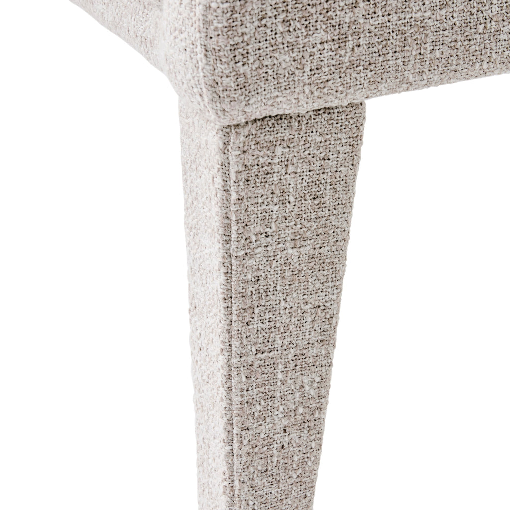  Windsor Upholstered Dining Bench, Wheat