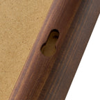  Craftsman Solid Wood Wall Mirror, 21.5 x 30 Inch, Walnut Finish
