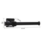  Steel Wall Mount 5PC Bath Hardware and Towel Holder Set Matte Black, Horizontal Orientation
