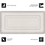  Woven Comfort Modern Weave Kitchen Anti-Fatigue Mat, Dustin Brown, 20" x 39"