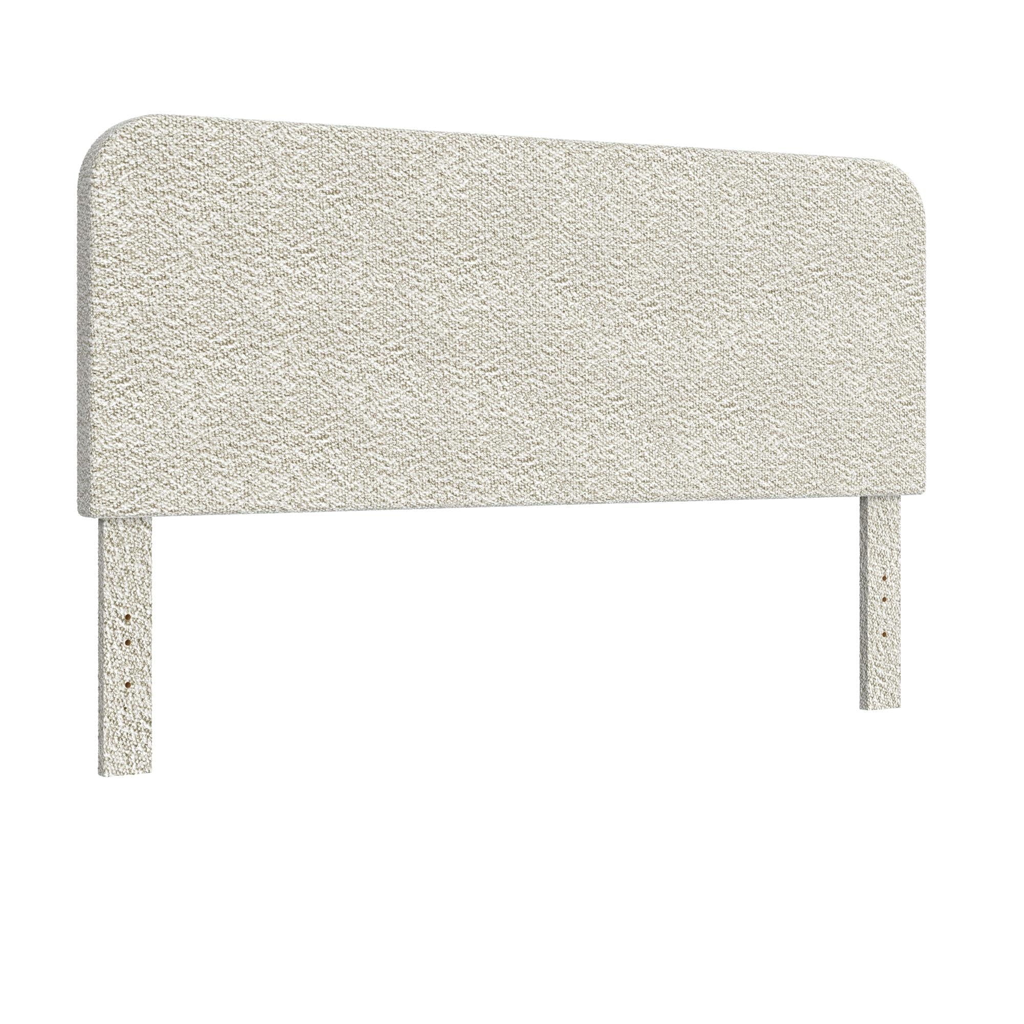  Juliet Full/Queen Boucle Headboard, Ivory