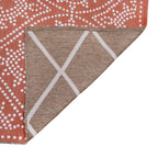  Medallion Reversible Rug, Red, 7' x 10'