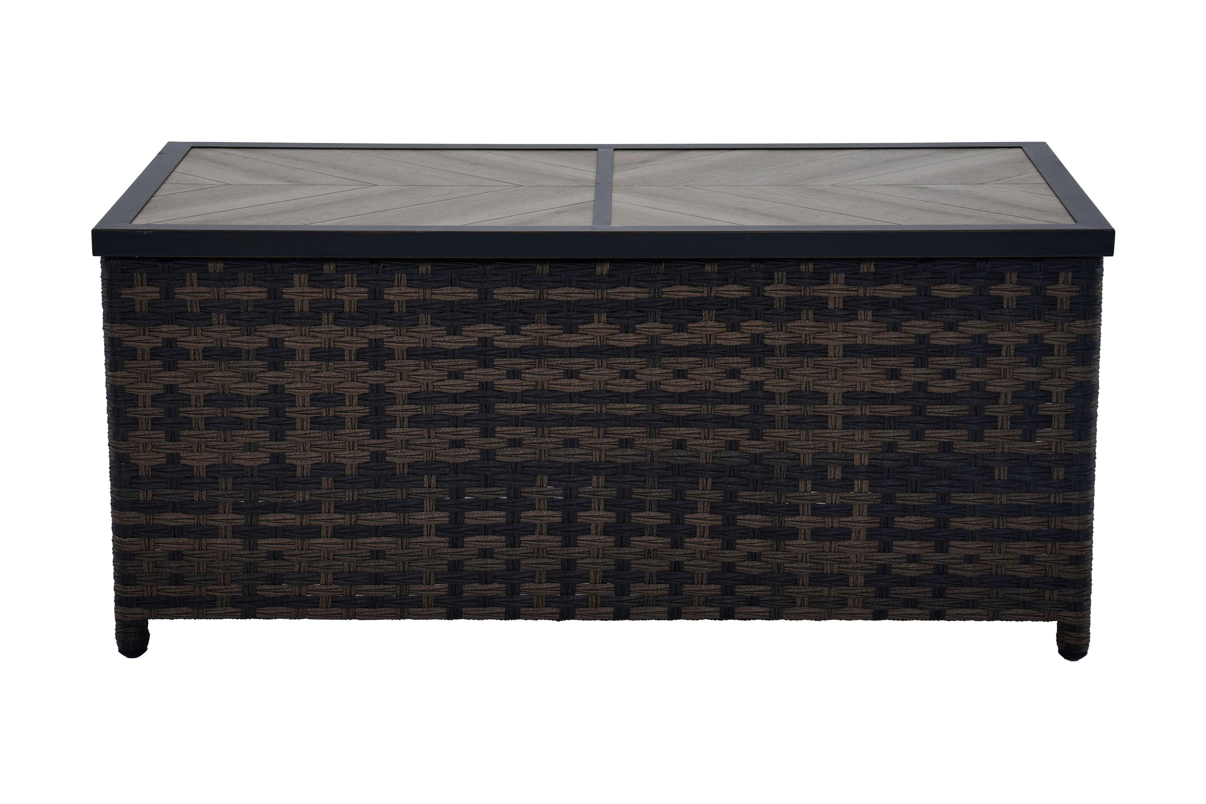  Rockport Ceramic Tile Outdoor Coffee Table, Brown