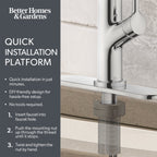  Modern Heirloom 4" Centerset Bathroom Faucet in Heritage Gold