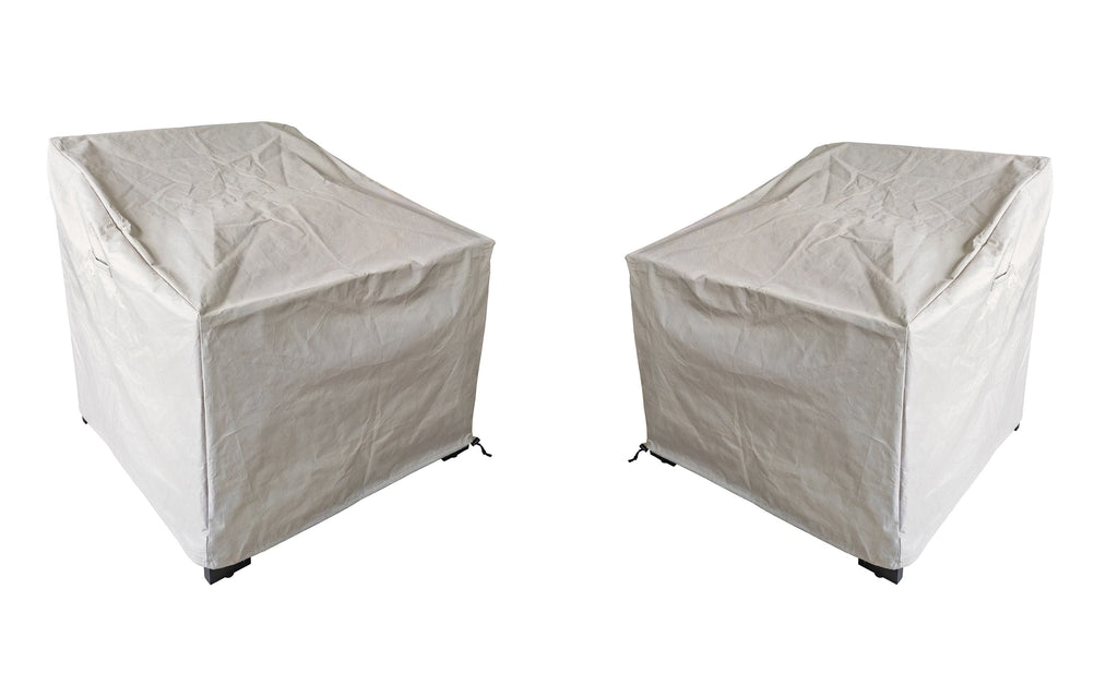  Ventura 2-Piece Outdoor Wicker Chat Chair, Beige