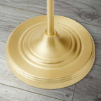  1-Light Modern Adjustable Brass Floor Lamp Gold