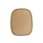  Soft Organic Wood Frame Wall Mirror, 24x30 Inch, Natural