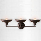  28.5" Farmhouse Triple Wall Scones 3-Light Vanity Light, Oil Rubbed Bronze