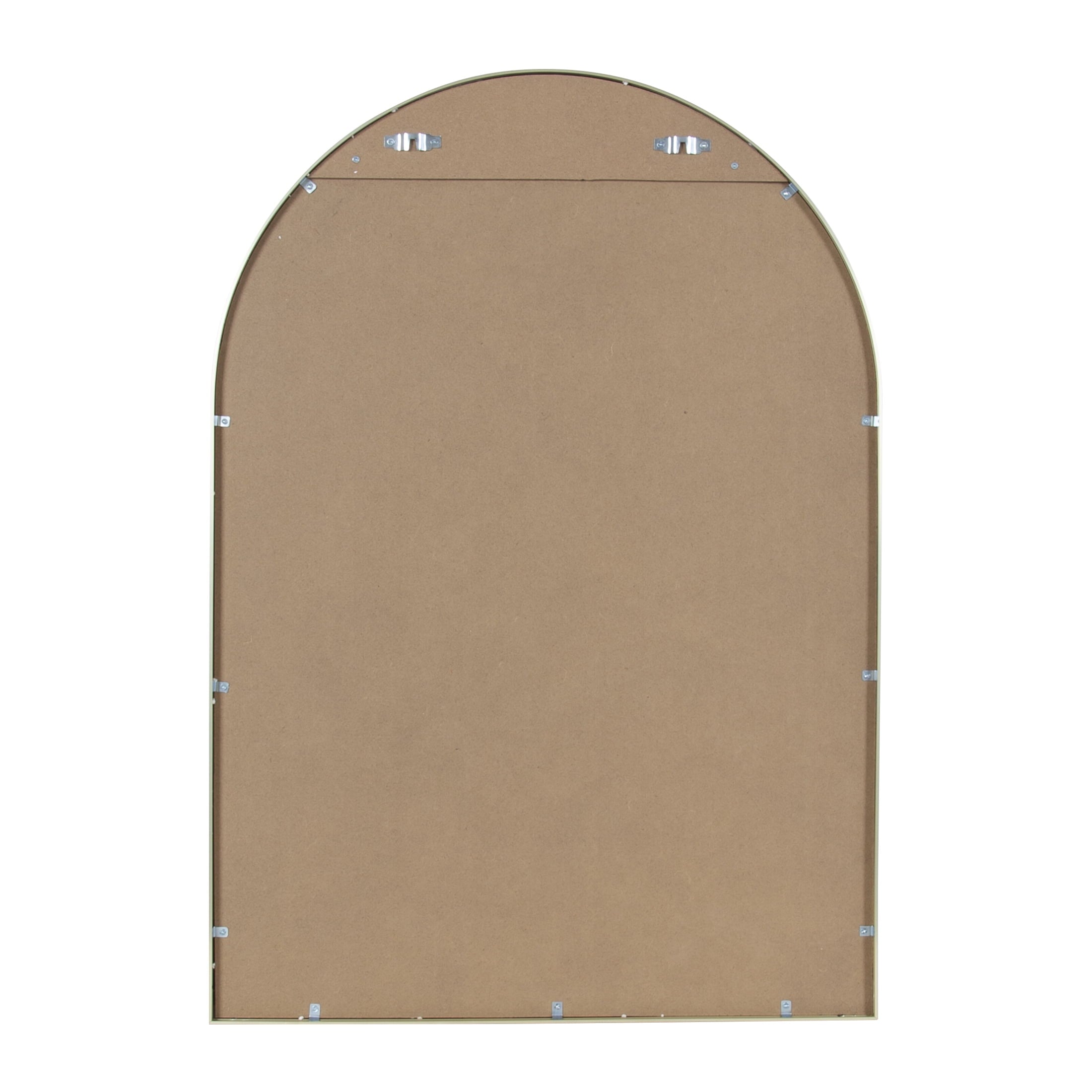  24x34 Gold Arched Large Wall Mirror for Bathroom or Living Room