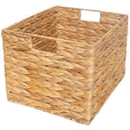  Natural Water Hyacinth Crate, Set of 2, Large