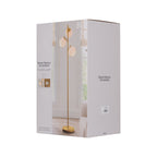  3-Globe Floor Lamp Modern Freestanding Lamp Living Room w/Foot Switch