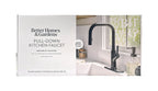  Sleek Simplicity Matte Black Pull Down Kitchen Faucet