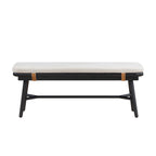  Springwood Dining Bench, Charcoal Finish