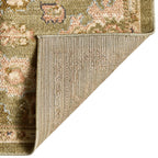  and Garden Modern Oushak Low Pile Stain and Fade Resistant Indoor Green Area Rug, 7'10" x 10'