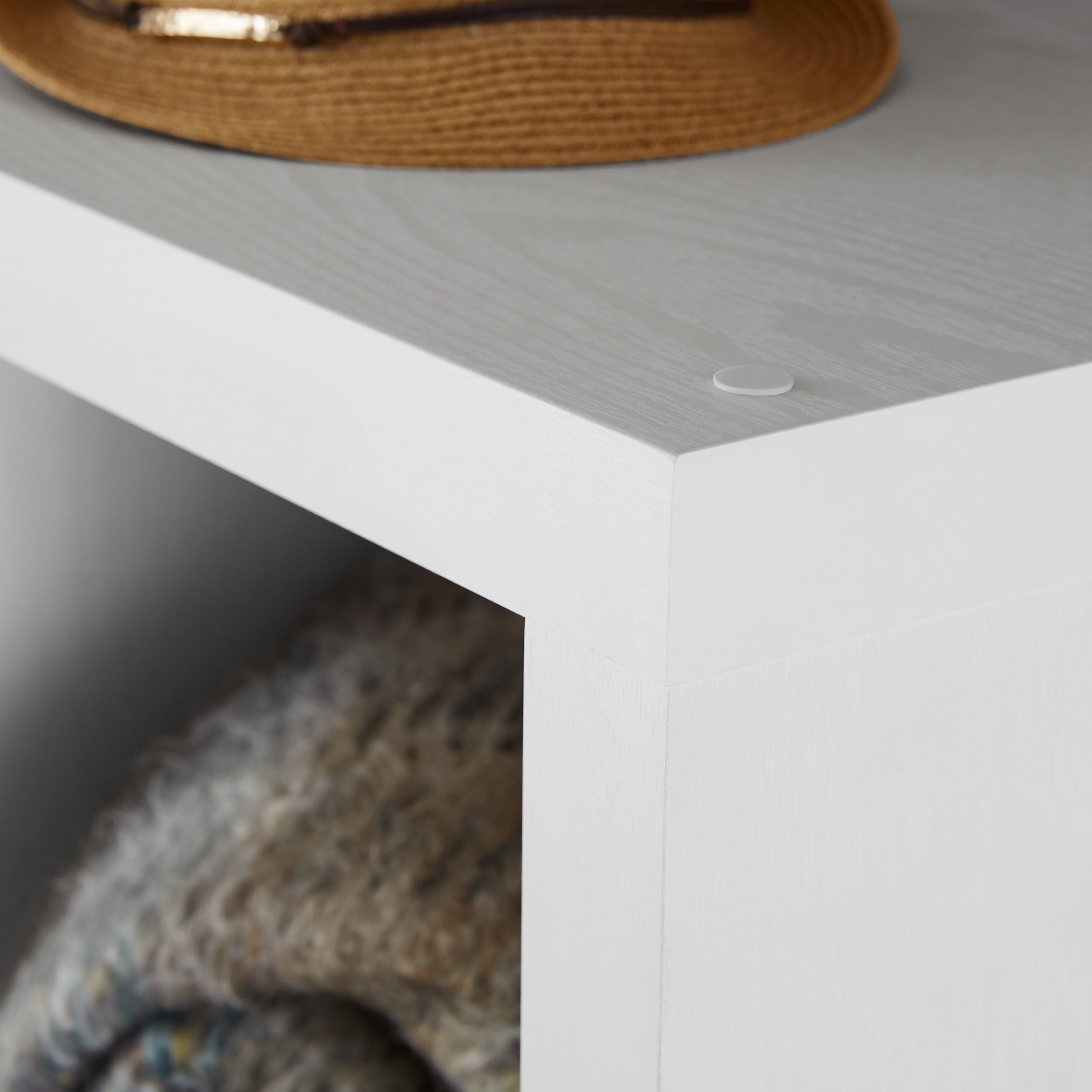  16 Cube Storage Organizer, White Texture