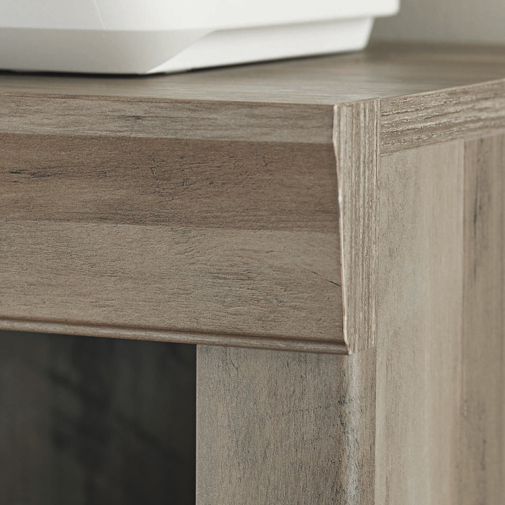  Glendale 5 Shelf Bookcase, Rustic Gray Finish