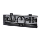  Steel Wall Mount 5PC Bath Hardware and Towel Holder Set Matte Black, Horizontal Orientation