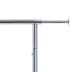  Heavy Duty Garment Drying Clothes Rack - Adjustable Height, Folding, Rolling, Metal, Silver - Closet Organization