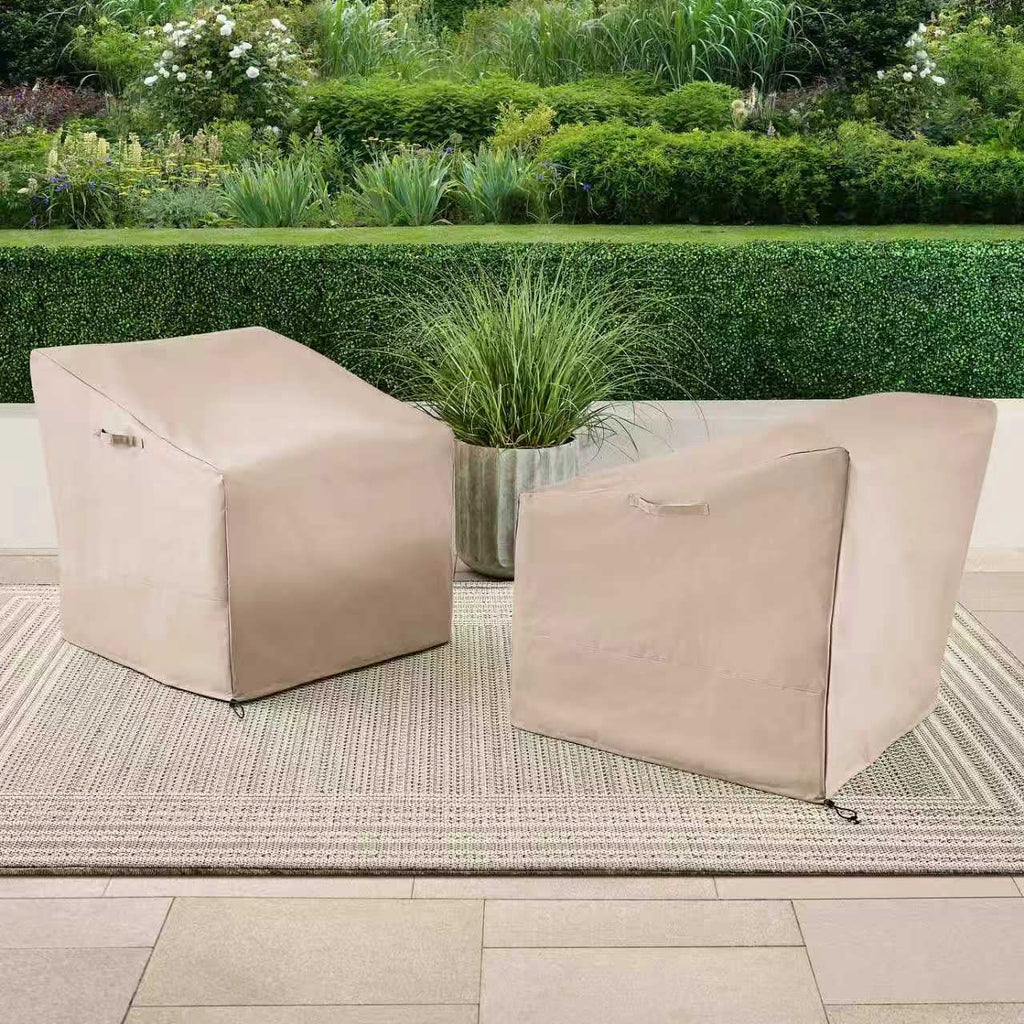  Bellamy Outdoor 2pk Lounge Chairs, Dark Brown